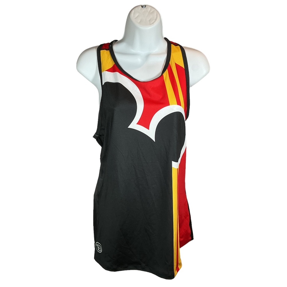 Run Disney Mickey Mouse spandex blend women’s Running Tank Top NWOT